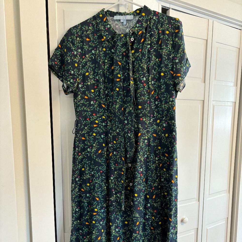 Hill House Lauren Night Garden Midi Dress